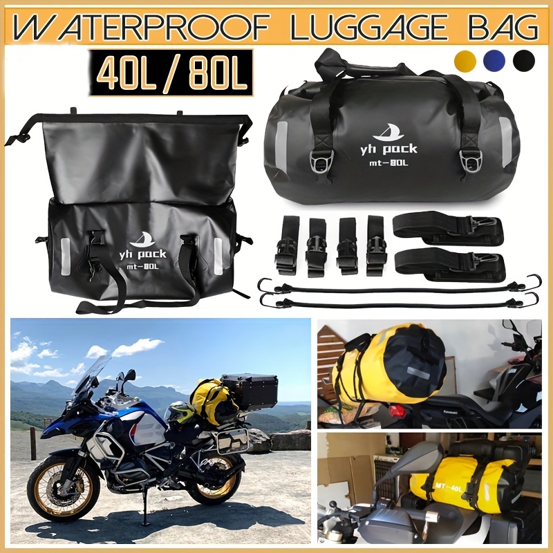 Motorcycle Waterproof Tail Bag Travel Outdoor Bag Motorcycle - Temu United  Kingdom