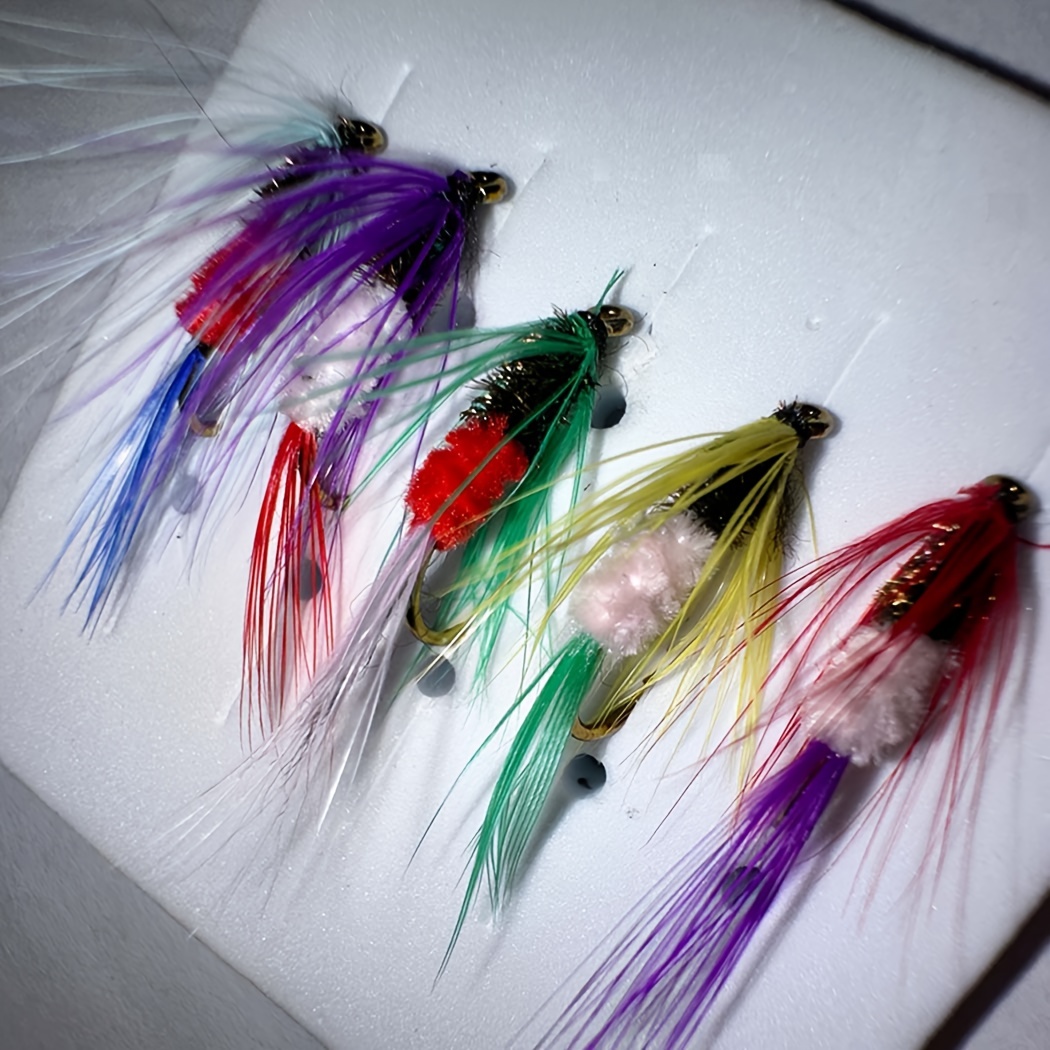 Vtwins Insect Nymph Different Style Salmon Flies Trout Lures Bass