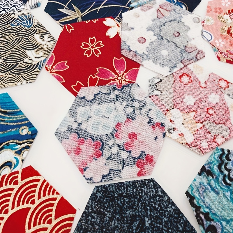  ACCOCO 30pcs Japanese Style Fabric Squares, 8 x 10