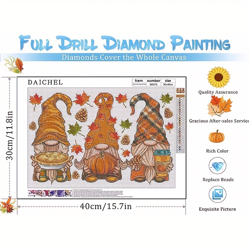  DAICHEL Diamond Art Painting Kits for Adults - Full Drill  Diamond Dots Paintings for Beginners, Round 5D Paint with Diamonds Pictures  Gem Art Painting Kits DIY Adult Crafts 12x16inch : Arts