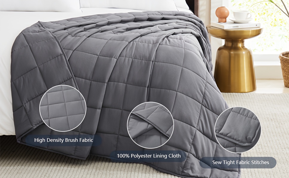 Weighted Blanket Cooling Breathable Heavy Blanket Microfiber - Temu