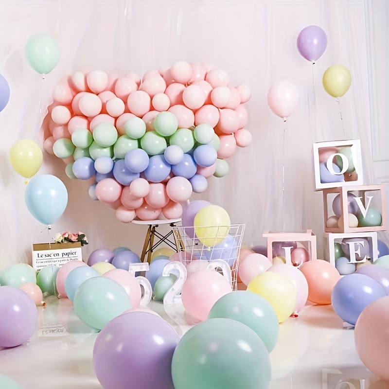 Multicolor Macaron Pastel Balloon Garland Rainbow Latex Air Globos Birthday