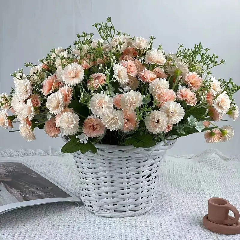 1 Bouquet Artificial Flowers Fake Flower Stems Silk - Temu Germany