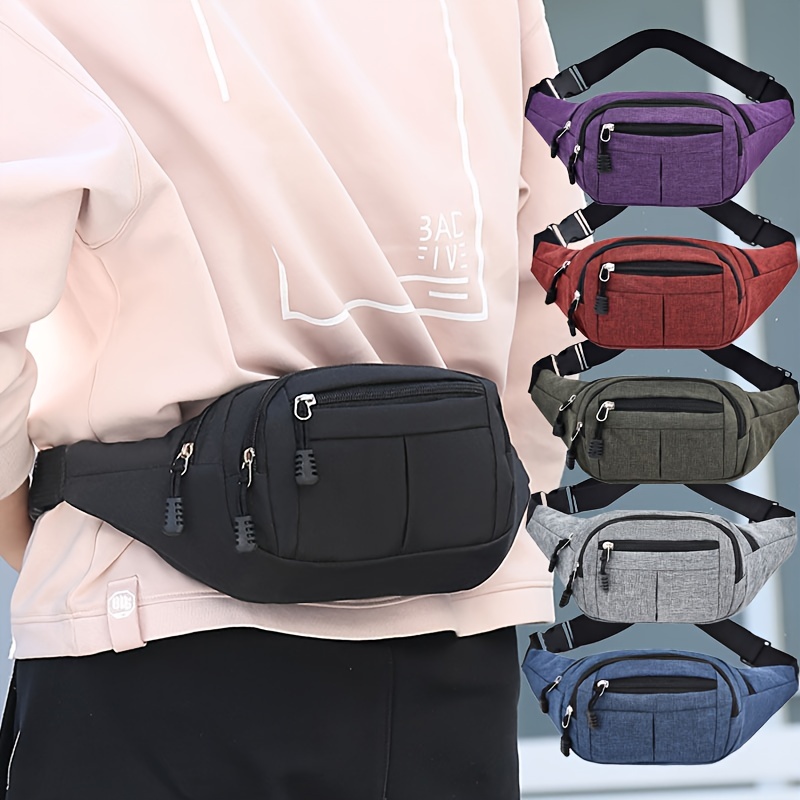 Men Phone ,Men Leather Phone for Belt Loop Bag,Leg Hip Pack Fanny Waist Bag  Sports Running,Casual Cell Phone and Hanging Pocket,PU Key Fob Holder Purse