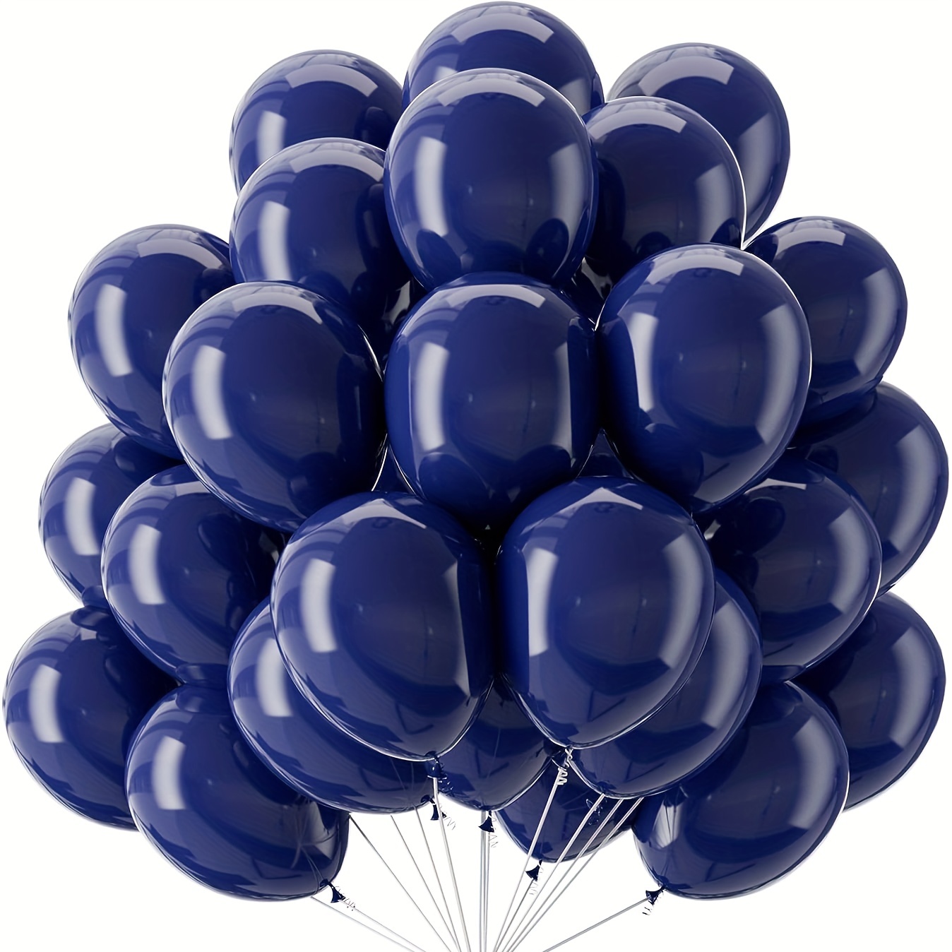 Silvery Black Blue Latex Balloon Arch Garland Aluminum Foil - Temu