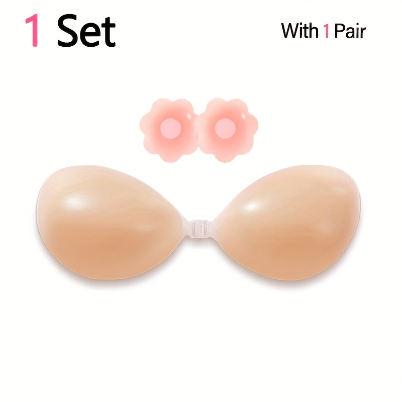 Reusable Silicone Nipple Covers, Strapless Invisible Self-adhesive Breast  Lift Pasties, Women's Lingerie & Underwear Accessories