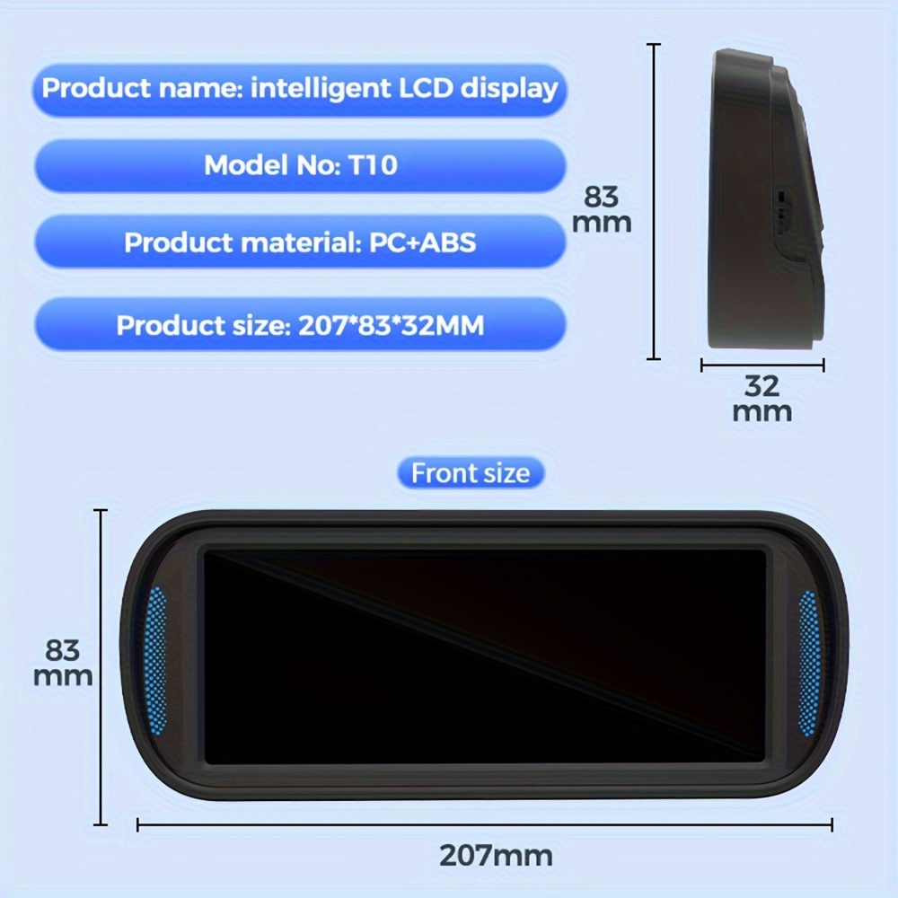 Hud Model 3 2019 2022 Head Display Speedometer Digital - Temu