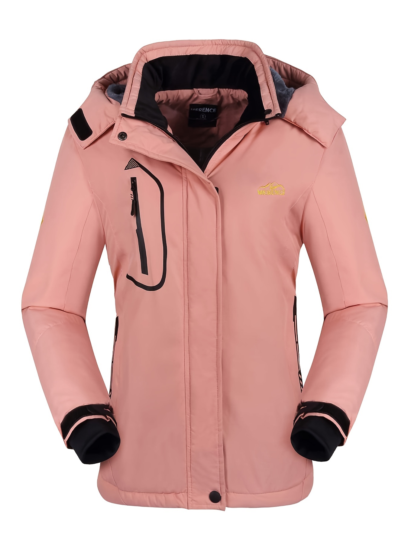  MOERDENG Women's Waterproof Ski Jacket Warm Winter Snow Coat  Mountain Windbreaker Hooded Raincoat Jacket : Clothing, Shoes & Jewelry
