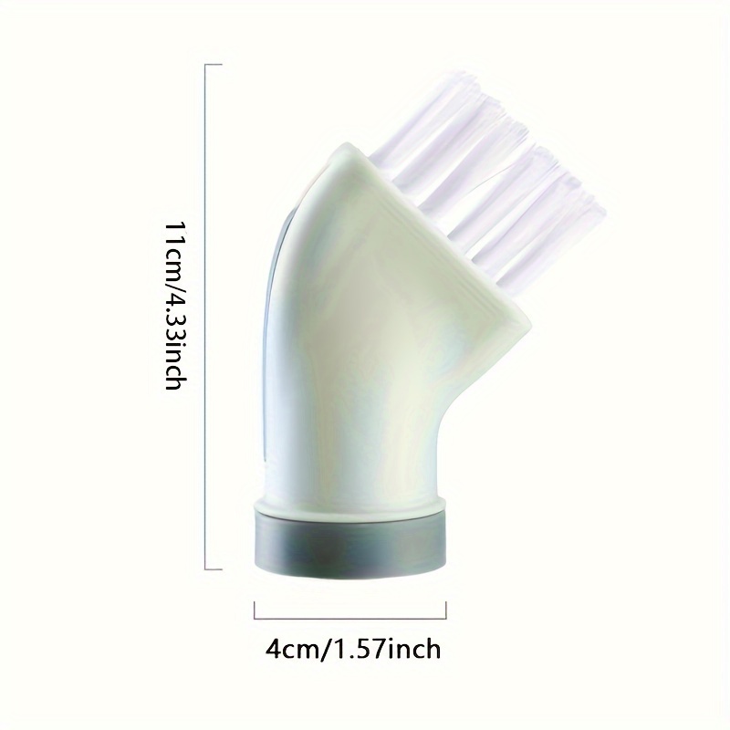 1pc Multifunction Cleaning Brush, White Plastic Gap Brush For