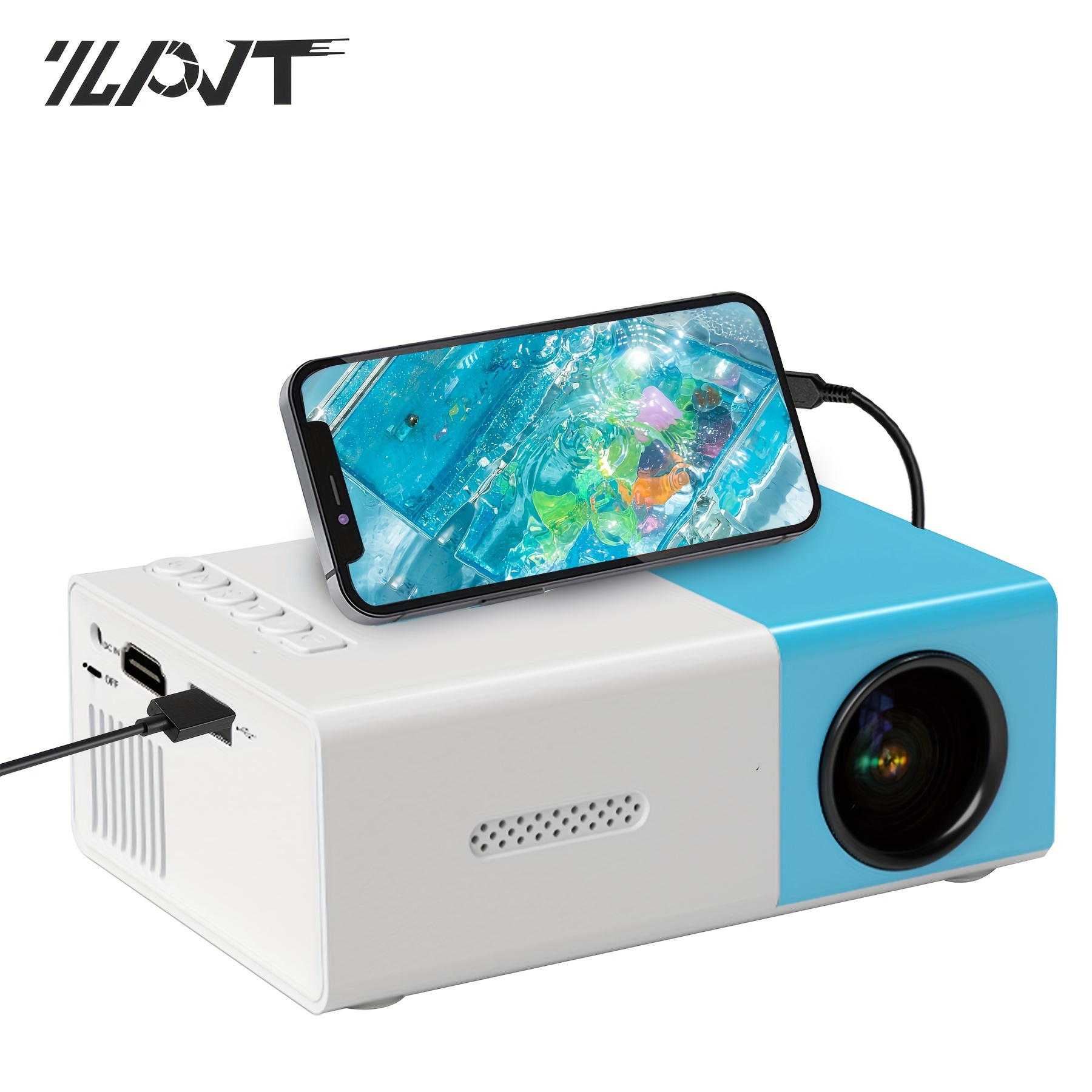 Yt200 Mini projecteur Portable Lcd vidéo film multimédia Home cinéma  lecteur de cinéma projecteur LED dispositif de Projection 