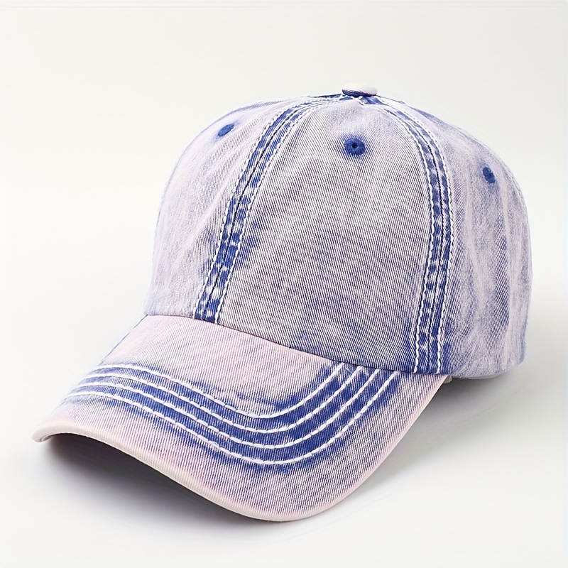 Cotton Baseball Cap Outdoor Sun Shade Soft Top Hat