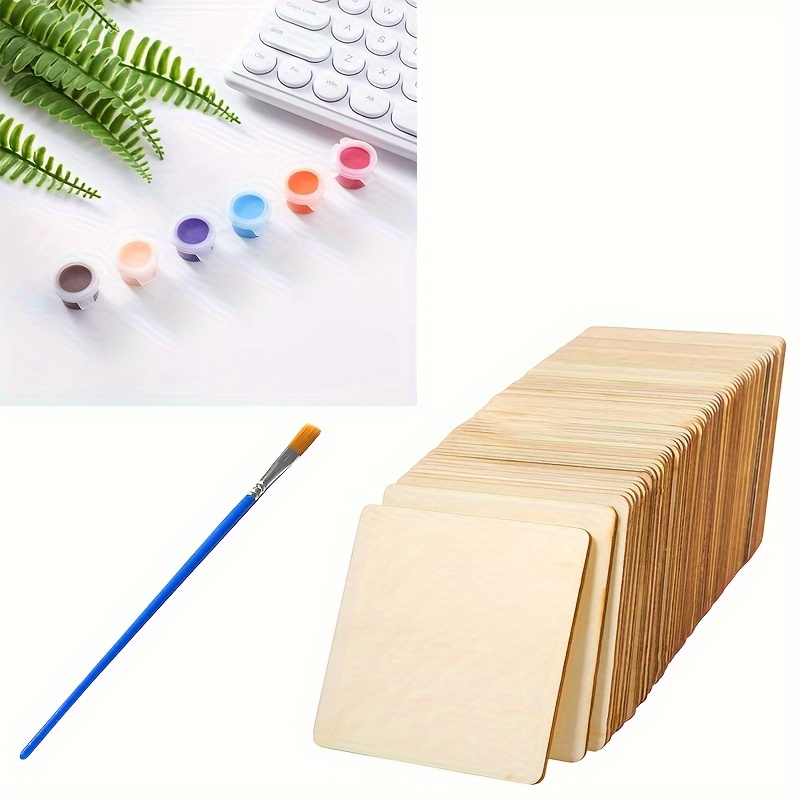 Wooden Stencil Brush Set 3Pcs Natural Bristle Template Paint Brushes for  Acrylic Oil Watercolor Art Painting on Wood Wall Paper and Crafts Project  DIY 