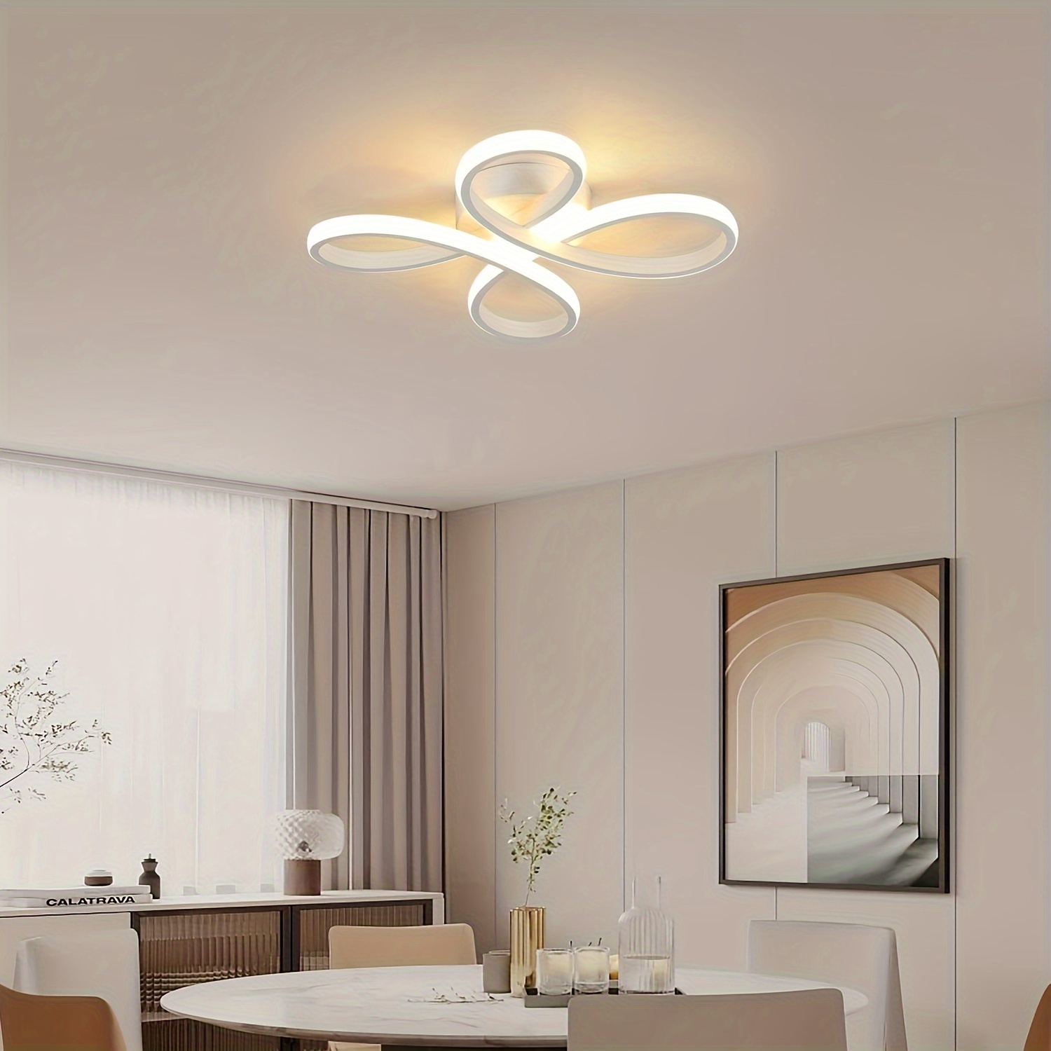 Acheter Plafonnier créatif moderne LED lustre plafonnier salon
