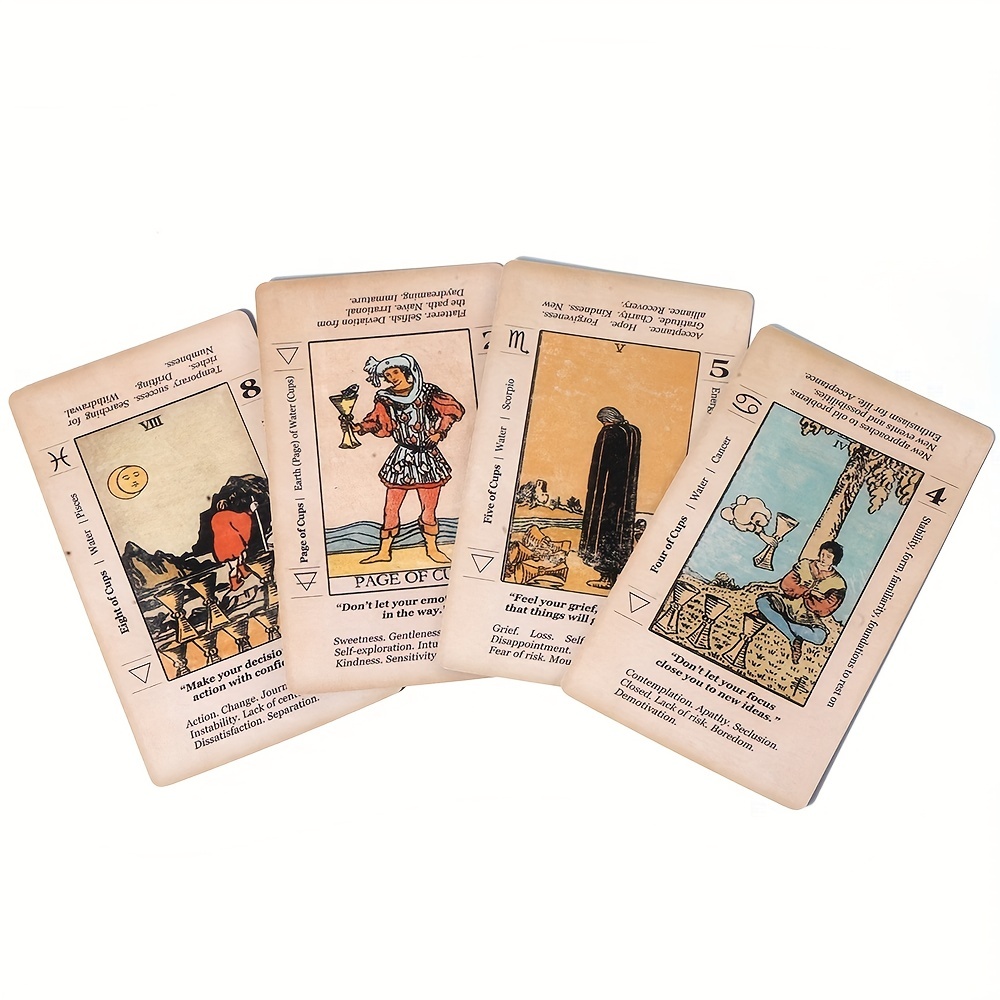 Beginner Tarot Cards Deck Learn Tarot 78 Cards