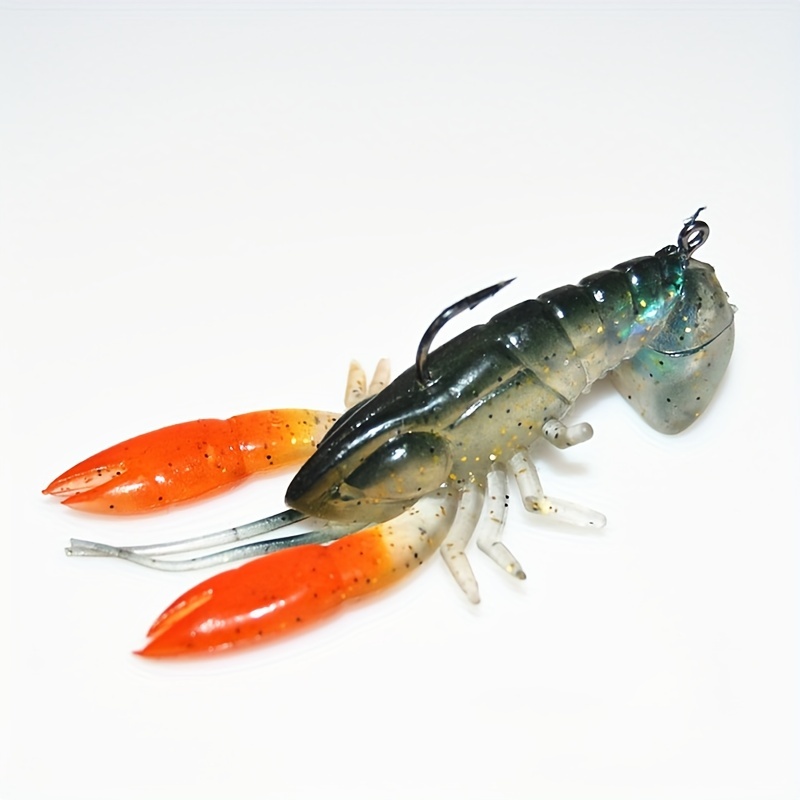 Catch More Fish with Crayfish Fishing Lures - Soft Lobster, Shrimp & Claw  Bait for Pole Fishing!