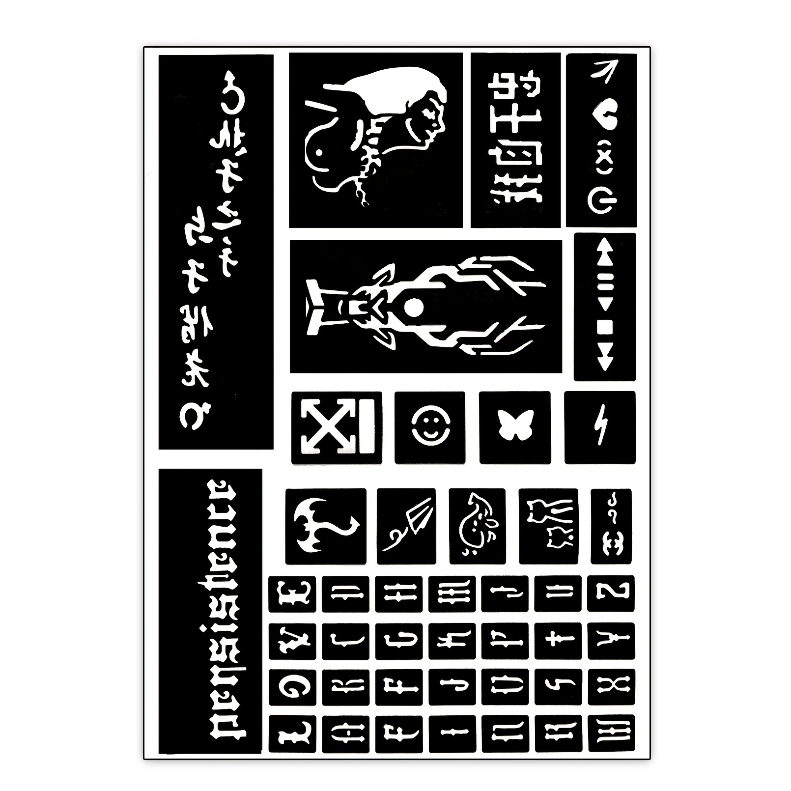 Get Amazing Deals on Tattoo Kit & Airbrush Stencils