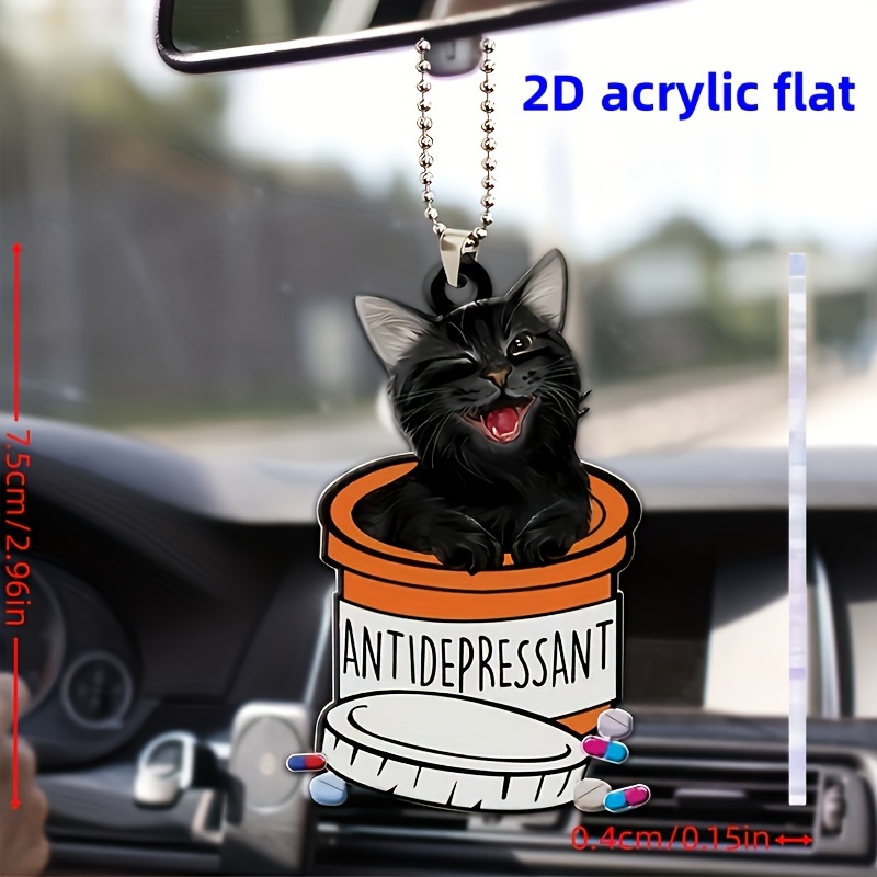 Auto Rückspiegel Dekoration Auto Anhänger Katze Hängende Welpen Ornamente  Auto Innen Zubehör