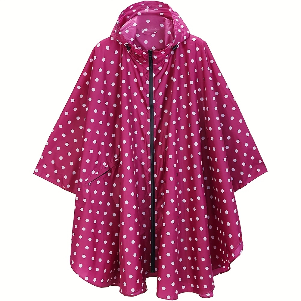  Abrigo de lluvia, impermeable, poncho de lluvia portátil para  mujer, lunares con bolsillos, Amarillo : Ropa, Zapatos y Joyería