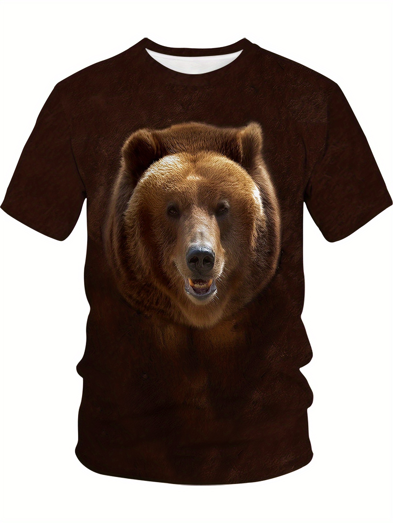 Plus Size 3d Bear T Summer Temu United Kingdom