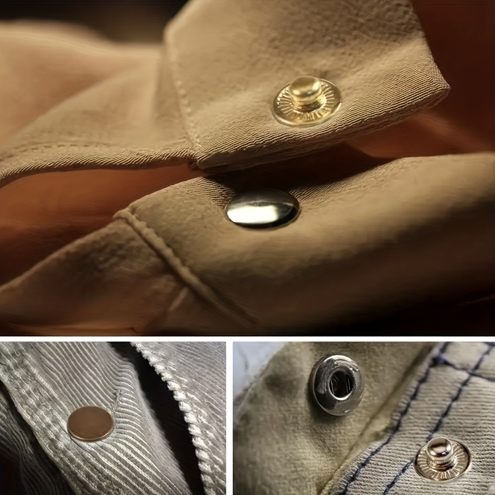 Random Colors Detachable Snap Fastener Metal Buttons Jeans - Temu