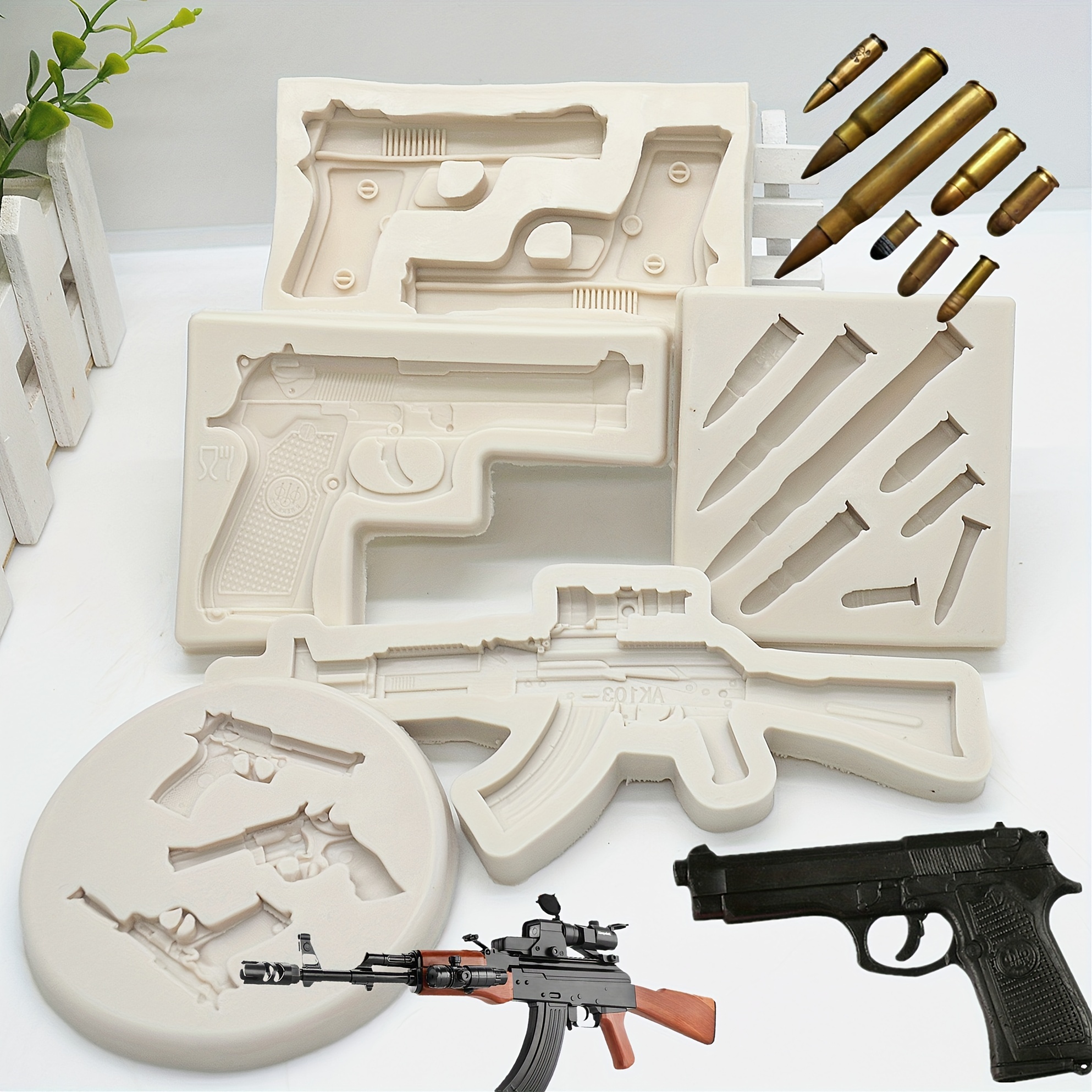 Skull & Guns Graphite Mold For Metal Casting 3D Ingot Coin - Shop Graphite  Casting Molds