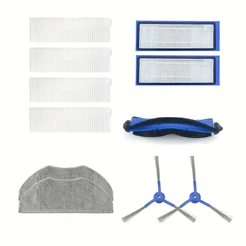 Enhance Cleaning Efficiency Replacement Set for Cecotec For Conga 11090  Spin Side Brush Roller Brush Filters Mop Cloth
