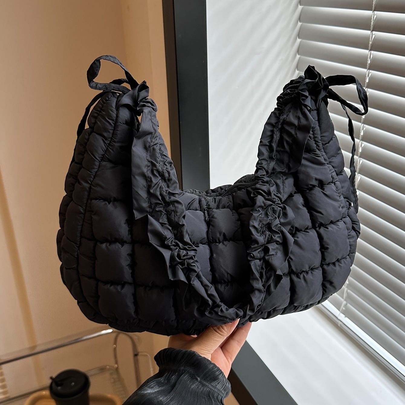 Zipper Quilted Handbags, Bags