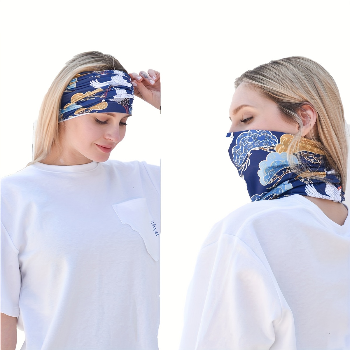 2pcs Summer Neck Gaiter Sunscreen Uv Protection Face Mask For Outdoor  Bicycle Running Face Costume - Jewelry & Accessories - Temu