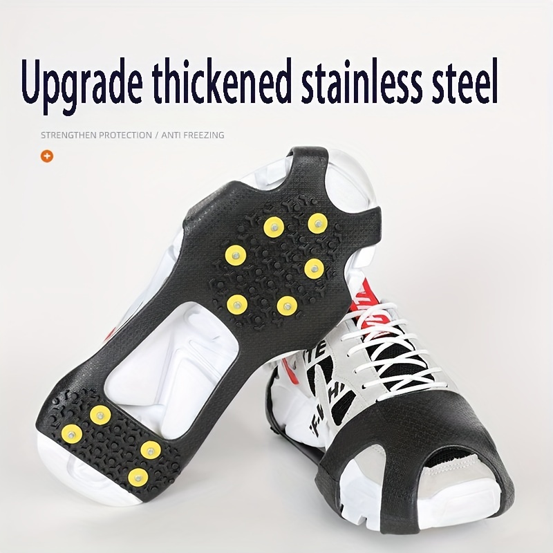 Ice Cleats For Shoes And Boots Silicone Stainless Steel - Temu