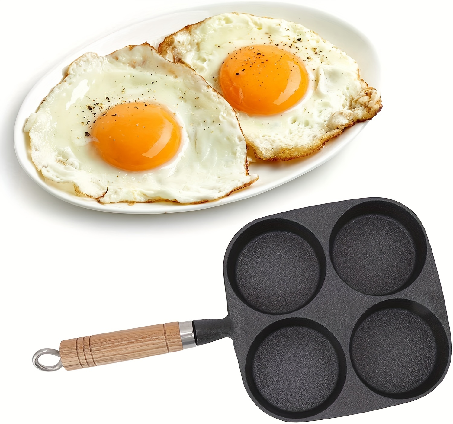 1pc Multi-functional Non-stick Egg Frying Pan