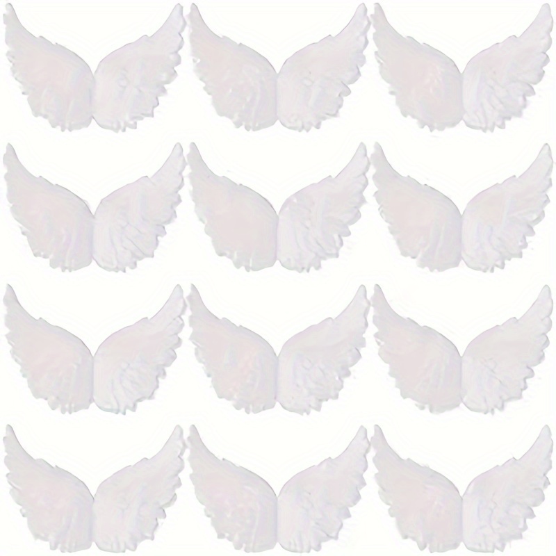 Angel Wings for Crafts Small Angel Feathers Wings Ornament White Angel Mini  Wing
