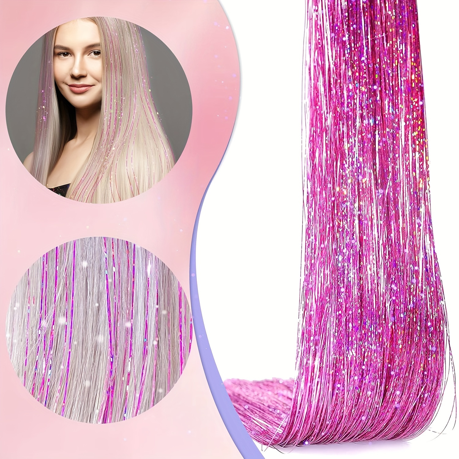 Cheap Hair Clip In Hair Tensile Hair Fairy Hair Tinsel Hair Tinsel Kit  Extensions Hair Accessories