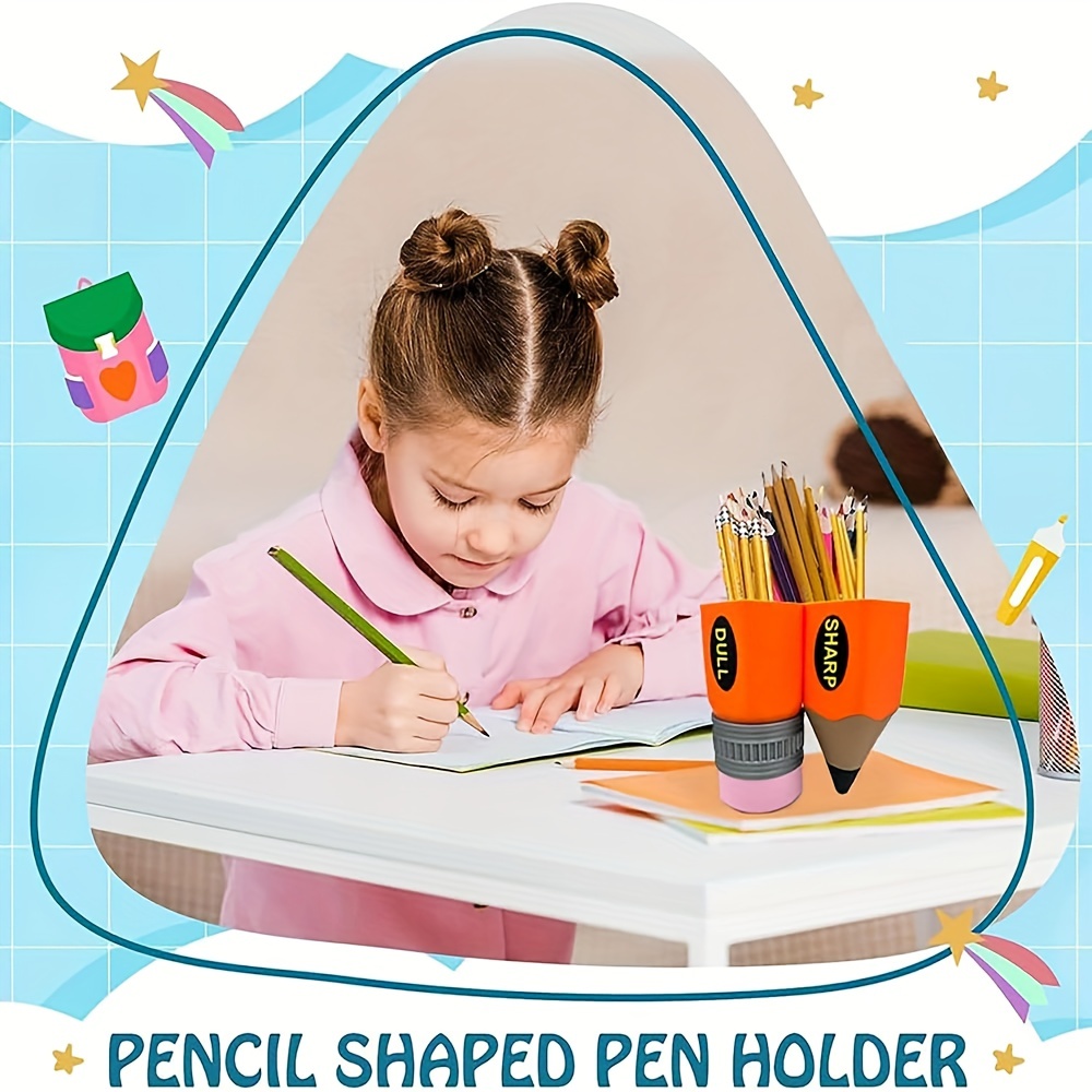 Creative Pencil Styling Pen Holder, Study Table Pencil Holder