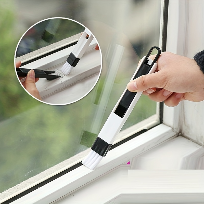 1pc/2pcs/4pcs Window Groove Cleaning Cloth Window Cleaning Brush