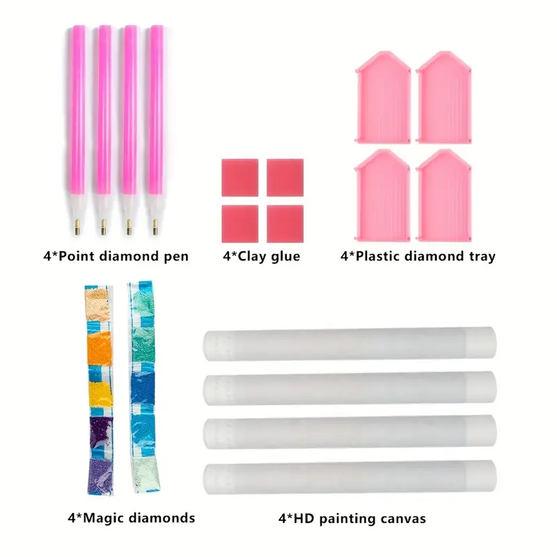 Artificial Diamond Painting Kits For Adults Full Round - Temu