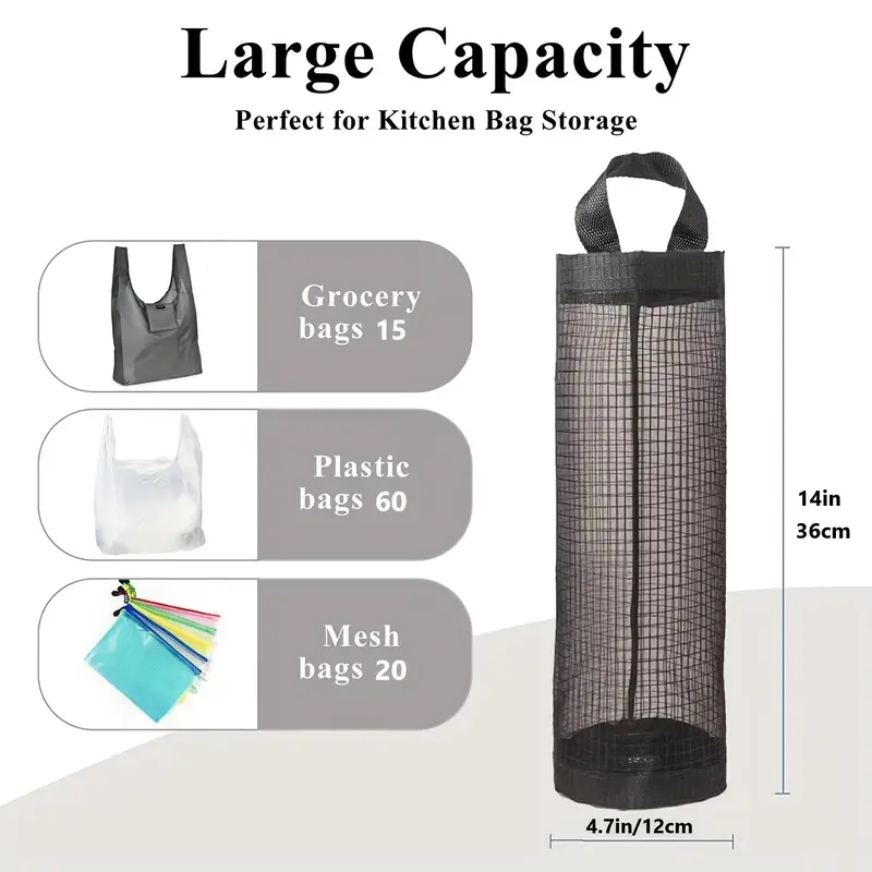 Plastic Bag Holder Grocery Bag Holder Trash Bags Storage - Temu
