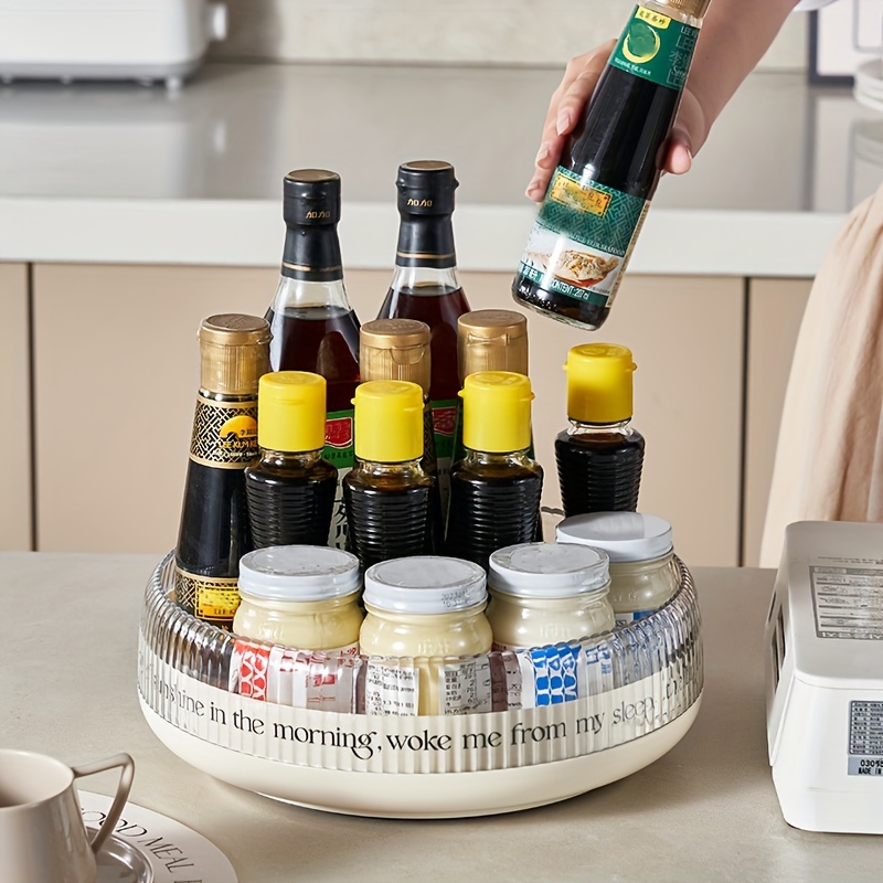 spice racks kitchen rotating seasoning storage rack Temu Kuwait