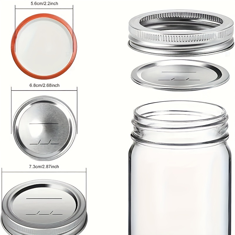 Regular Mouth Mason Jar Lids For Ball Kerr And More Only - Temu