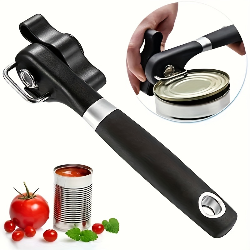 Can Opnener, Stainless Steel Manual Can Bottle, Opener With Smooth Edge,  Ergonomic Design, Easy To Adjust Large Knob And Anti-slip Comfortable  Crank, Kitchen Gadgets, Cheap Items - Temu