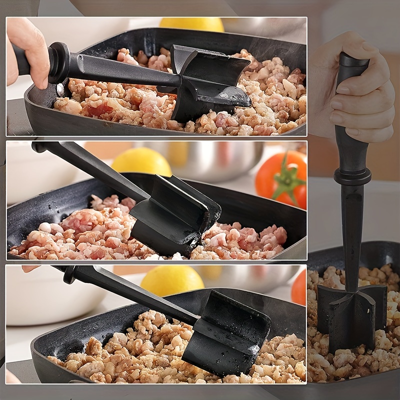 1PC Beef Turkey Utensils Heat Resistant Cookware Meat Chopper Food-Tool  Masher