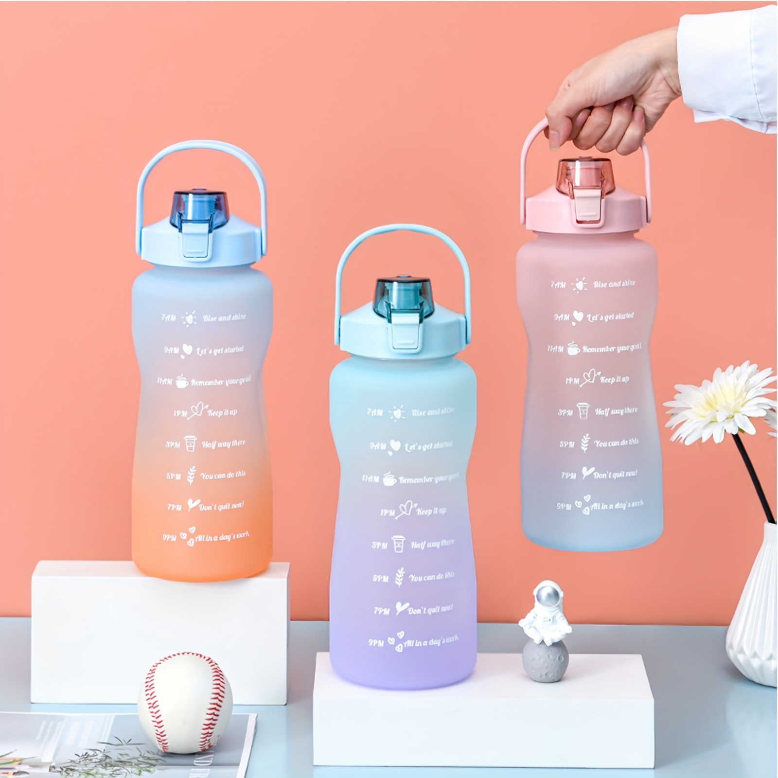 Water Bottle With Straw Leak Proof Bpa And Toxic Substances - Temu