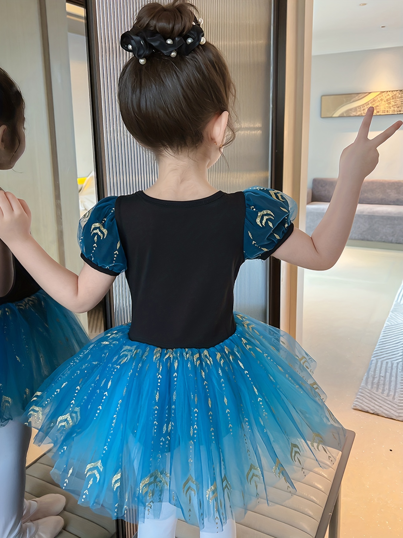 Vestido Ballet Malla Tul Algodón Niñas Leotardos Práctica - Temu