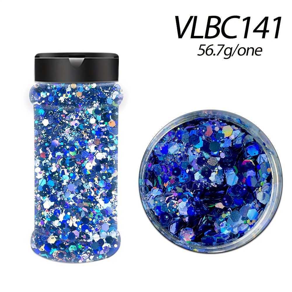 Holographic Chunky Glitter for Crafts & Nails