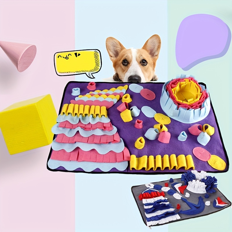 Interactive Pet Snuffle Mat Slow Feeder Dog Puzzle Toy Training Anxiety Relief