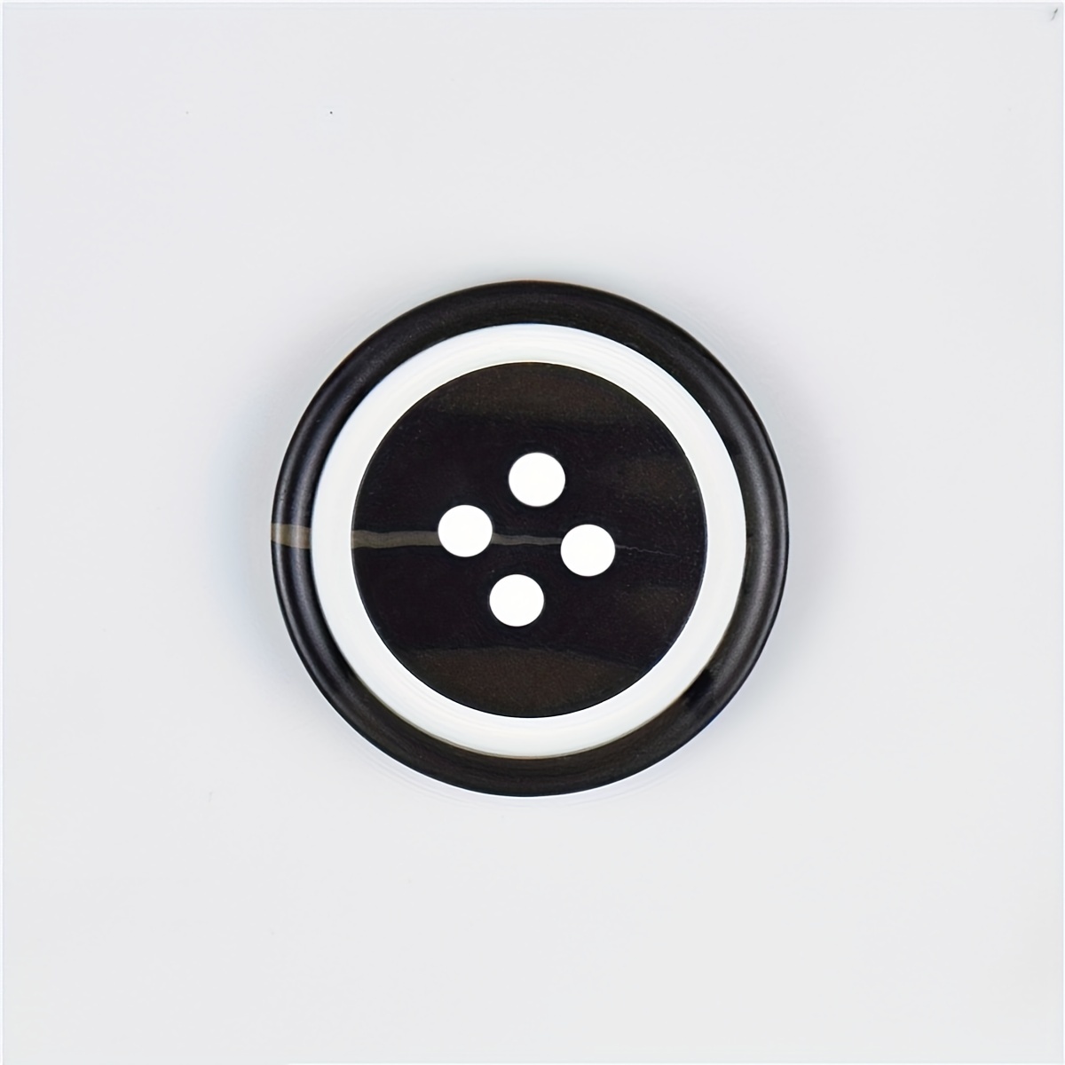 10PCS Resin Four Eye Paint Sticks Flower Buttons 610