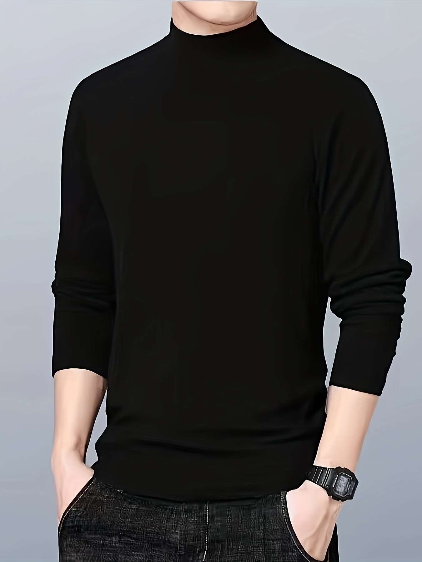 Men's hot sale active turtleneck