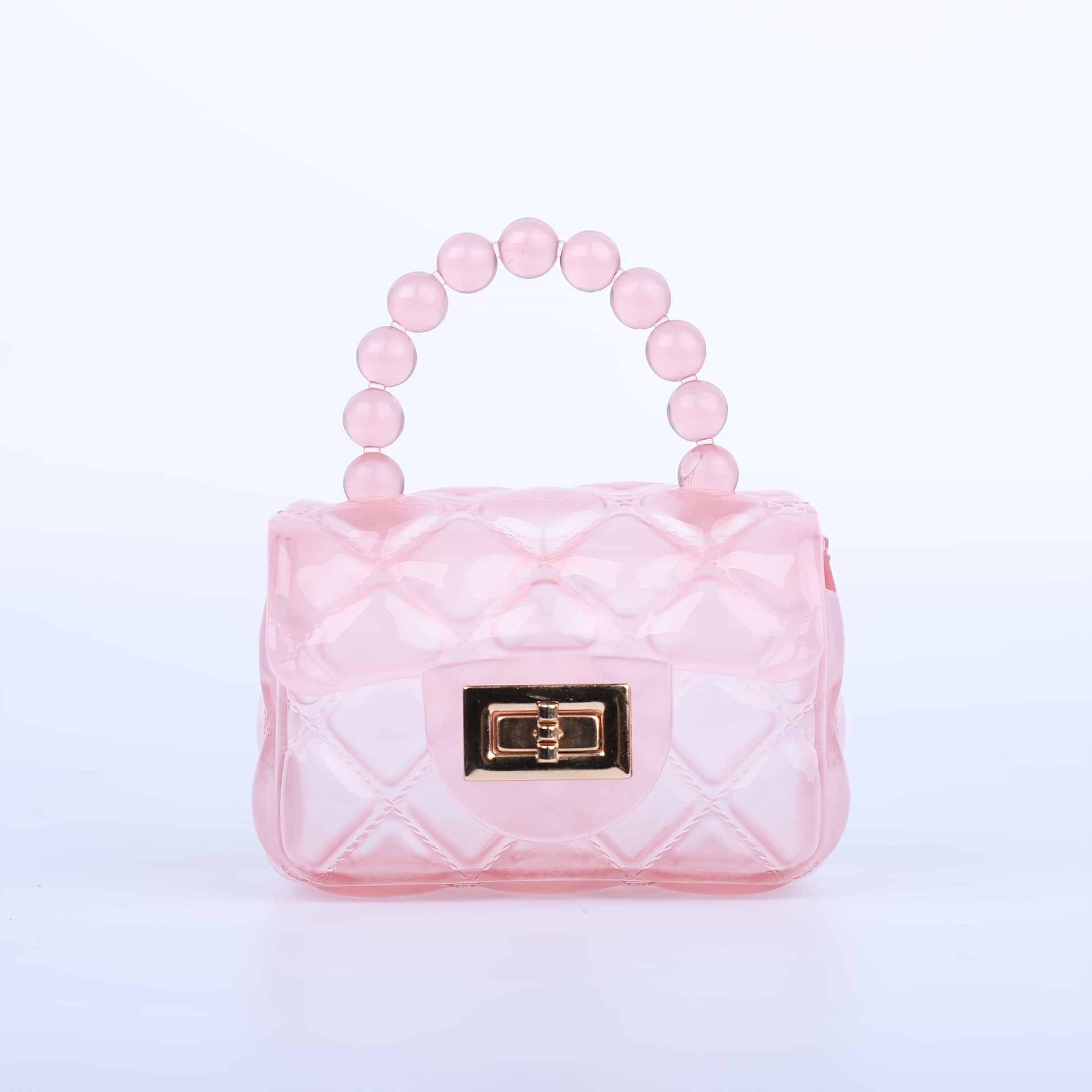 Clear Dumpling Underarm Jelly Bag, Acrylic Transparent Shoulder Bag Purse,  Fashion Versatile Baguette Bag - Temu
