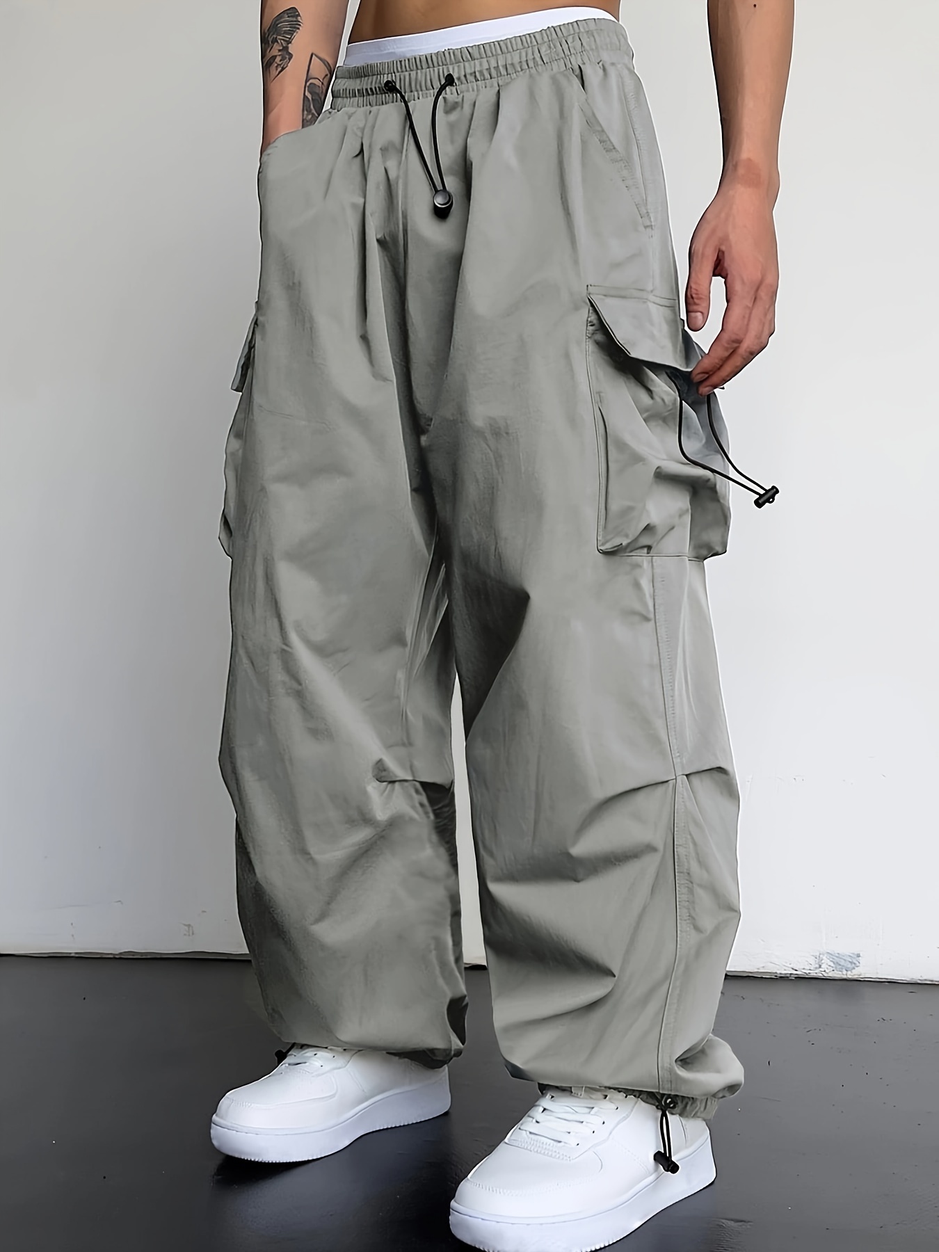 Pants For Men Baggy - Free Shipping On Items Shipped From Temu United  Kingdom