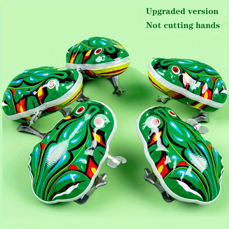 Plastic Toy Chain Jumping Frog Wind String Frog Toys - Temu