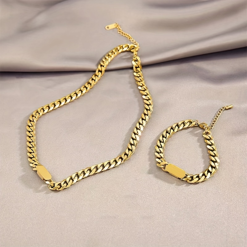 Golden Stainless Steel Gold Chain